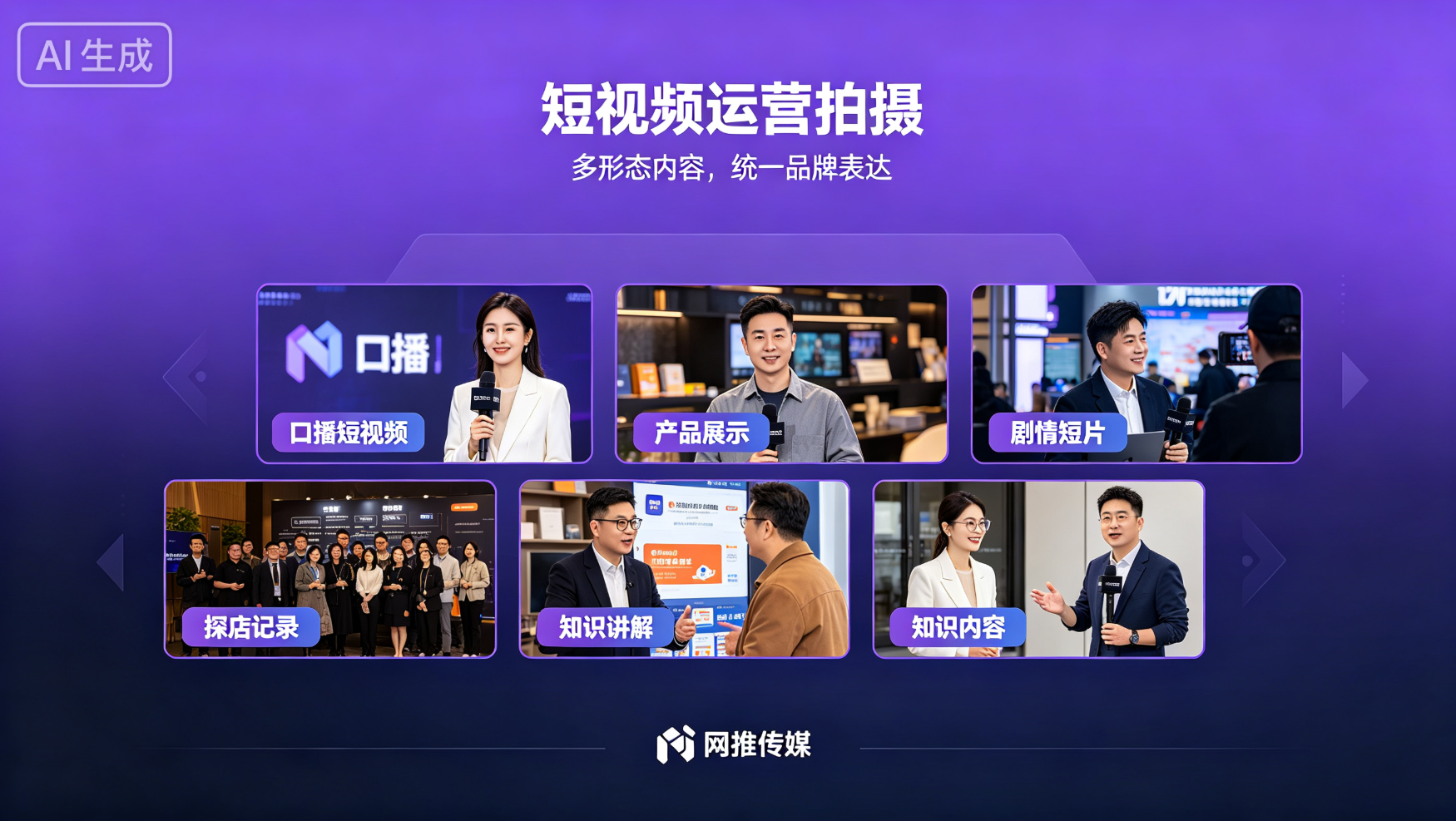 短视频运营服务展示图